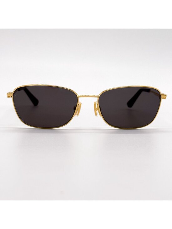 NEW BOTTEGA VENETA SUNGLASSES BV1300S 001 WOMEN GOLD EYEWEAR